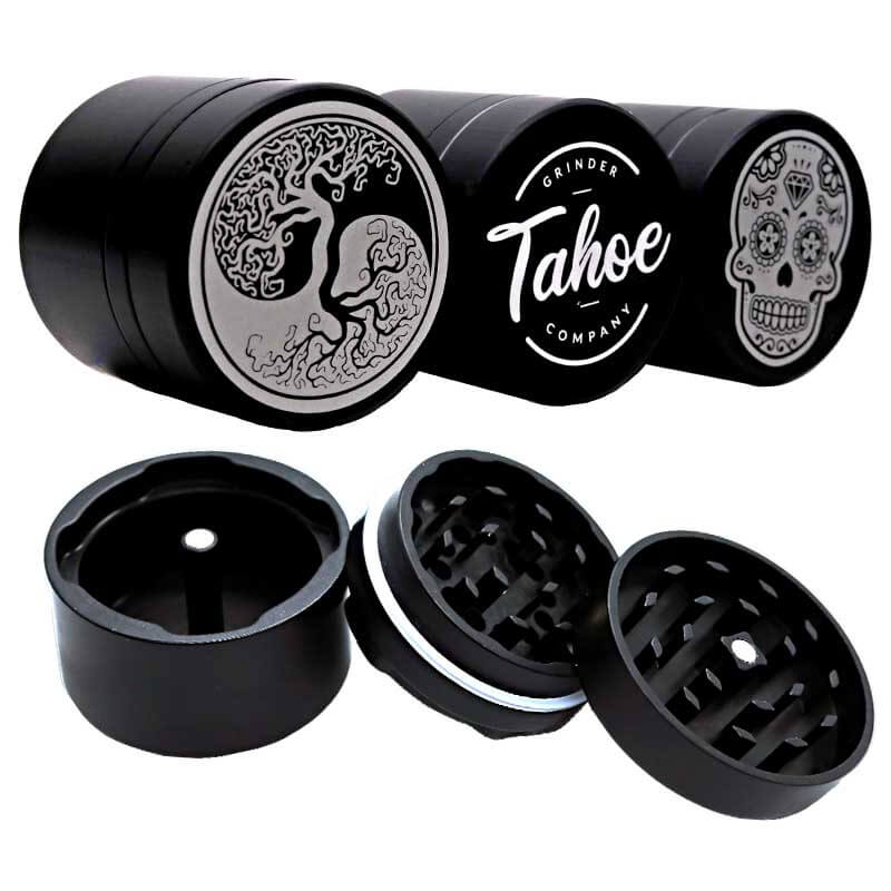 Tahoe Puck Heavy Magnetic Grinder (Made in USA) | 3 Part | 63mm | Assorted Designs - image 1 of 3